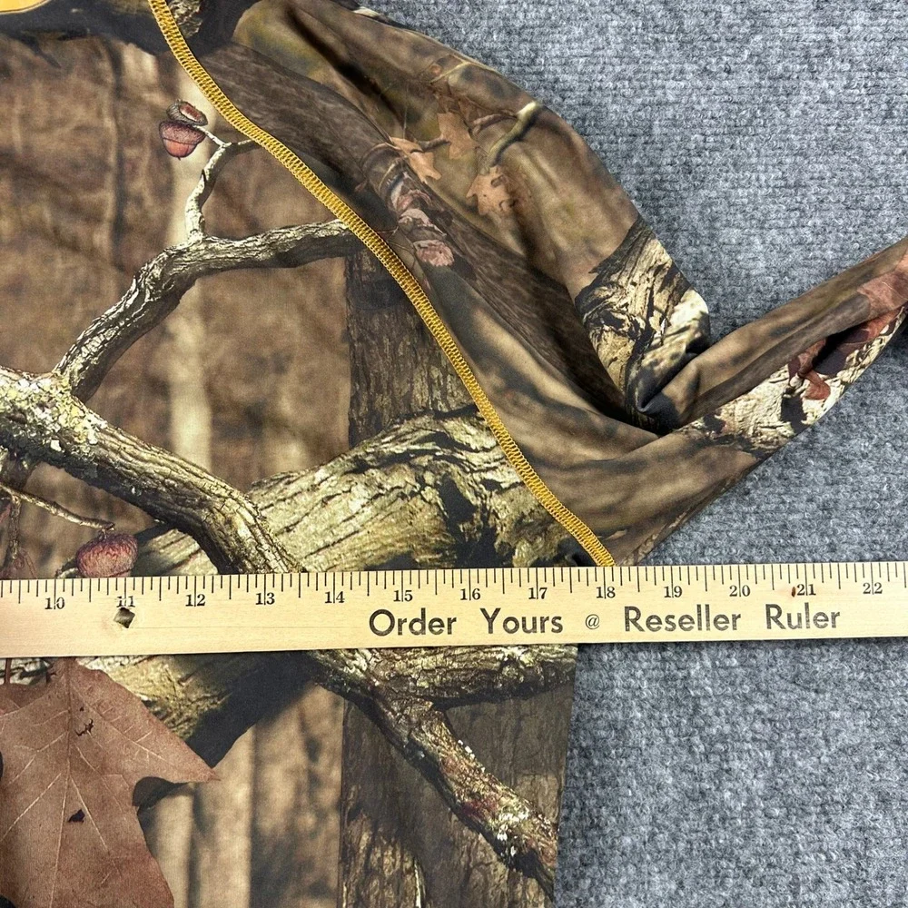 Under Armour ColdGear Shirt Mens Large Camo Mossy‎ Oak Break-Up Infinity Hunting